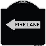 Fire Lane Left Arrow