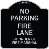 Fire Lane by Order of Fire Marshal