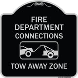 Fire Department Connection Tow Away Zone (With Graphic)