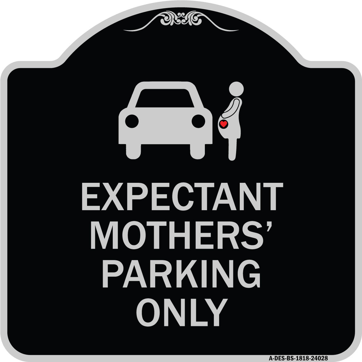 Expectant Mothers' Parking Only (With Graphic)