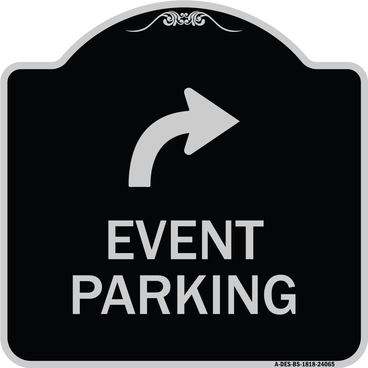 Event Parking Only (With Upper Right Arrow)