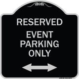 Event Parking Only (With Bidirectional Arrow)