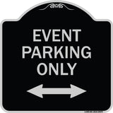 Event Parking Only (With Bidirectional Arrow)
