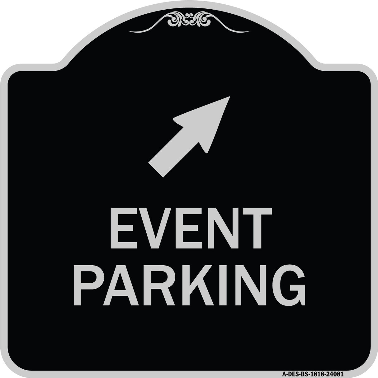 Event Parking (Up Right Arrow Symbol)
