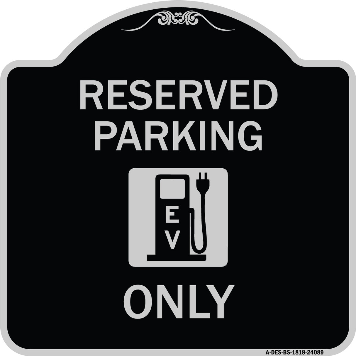 Ev Only (With Electric Vehicle Charging Station Graphic)