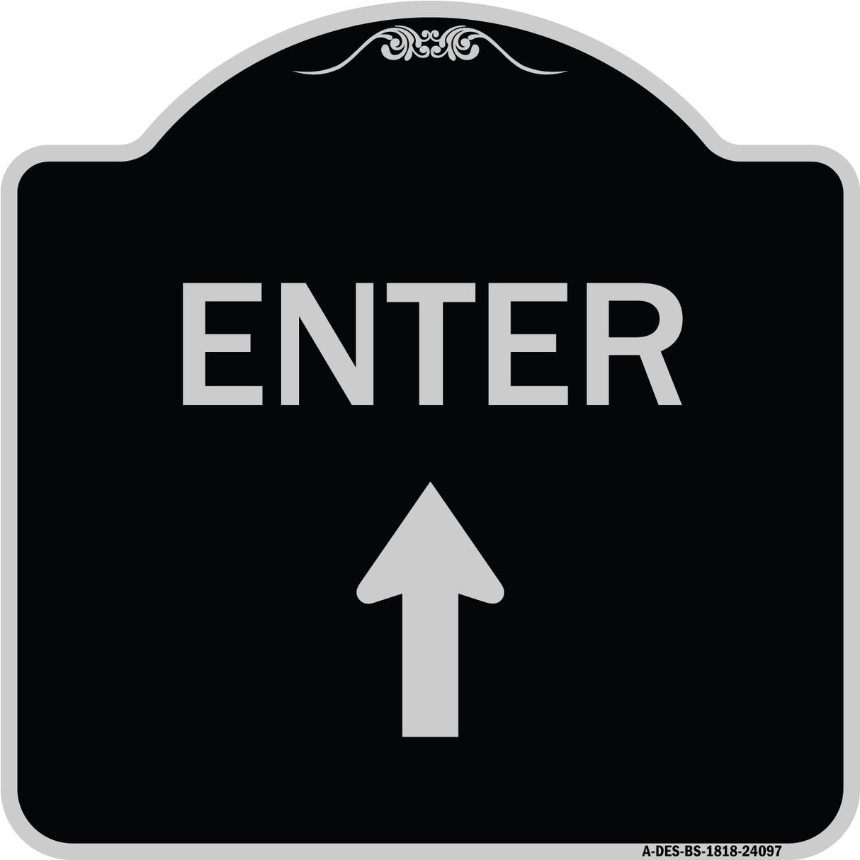 Enter Sign Enter with Up Arrow