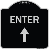Enter Sign Enter with Up Arrow