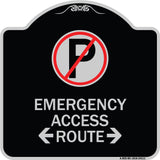 Emergency Access Route (With Bidirectional Arrow)