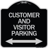 Customer and Visitor Parking (Bidirectional Arrow)