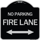 Colorado Fire Lane (With Bidirectional Arrow)