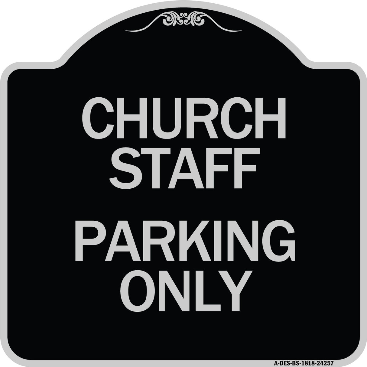 Church Staff Parking Only