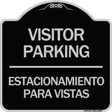 Bilingual Reserved Parking Sign Visitor Parking Estacionamiento Para Visitas