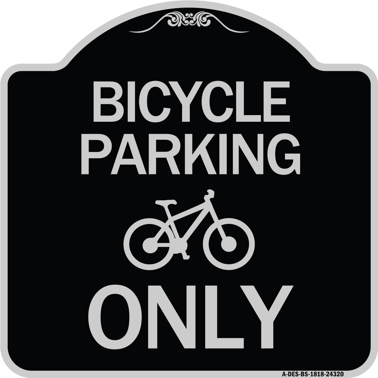 Bicycle Parking Only (With Graphic)