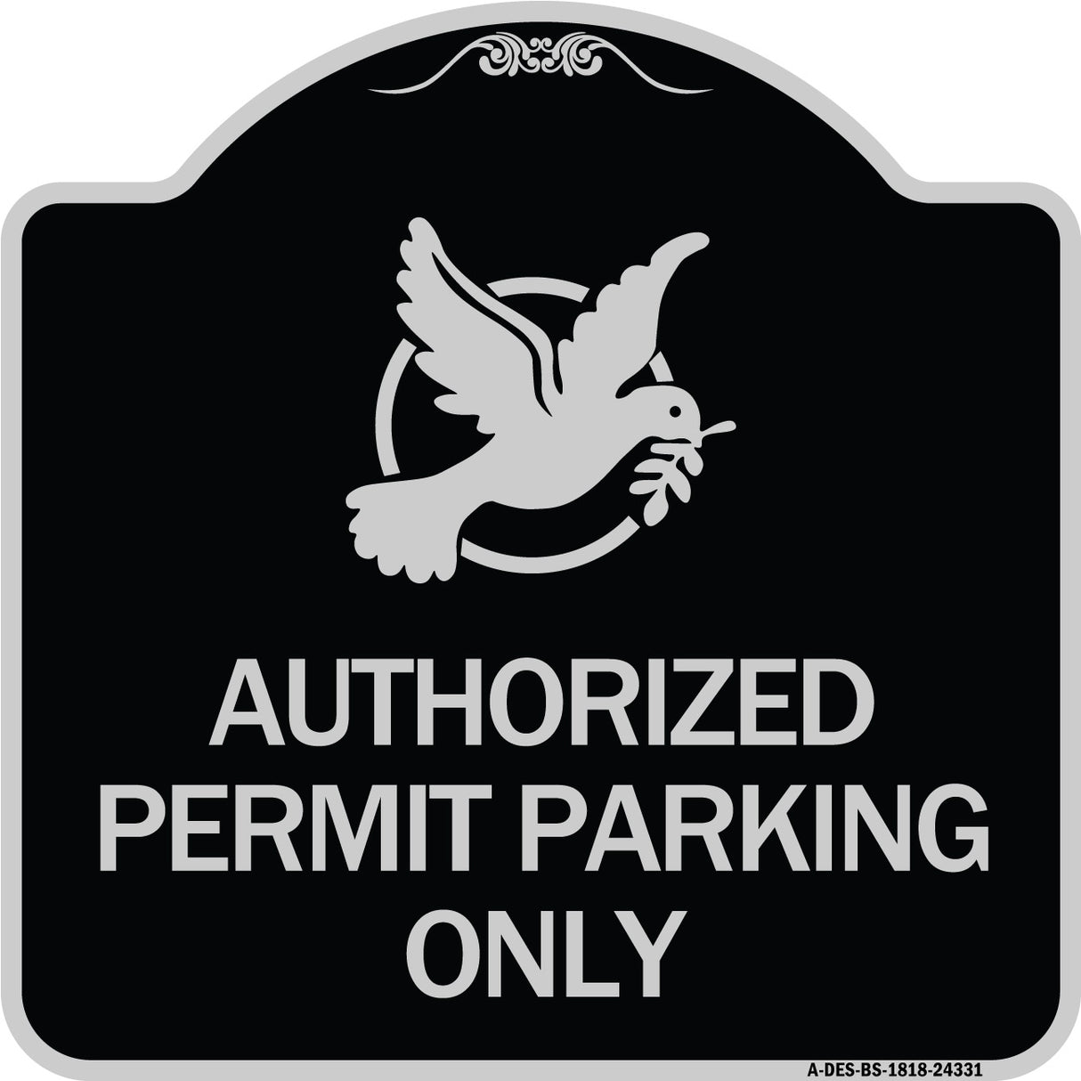 Authorized Church Parking Only (With Graphic)