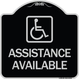 Assistance Available with Handicap Symbol