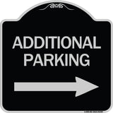 Additional Parking Sign (Right Arrow)
