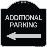 Additional Parking Sign (Left Arrow)