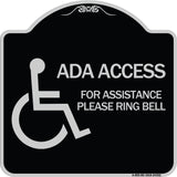 ADA Access for Assistance Ring Bell (With New Isa Symbol)