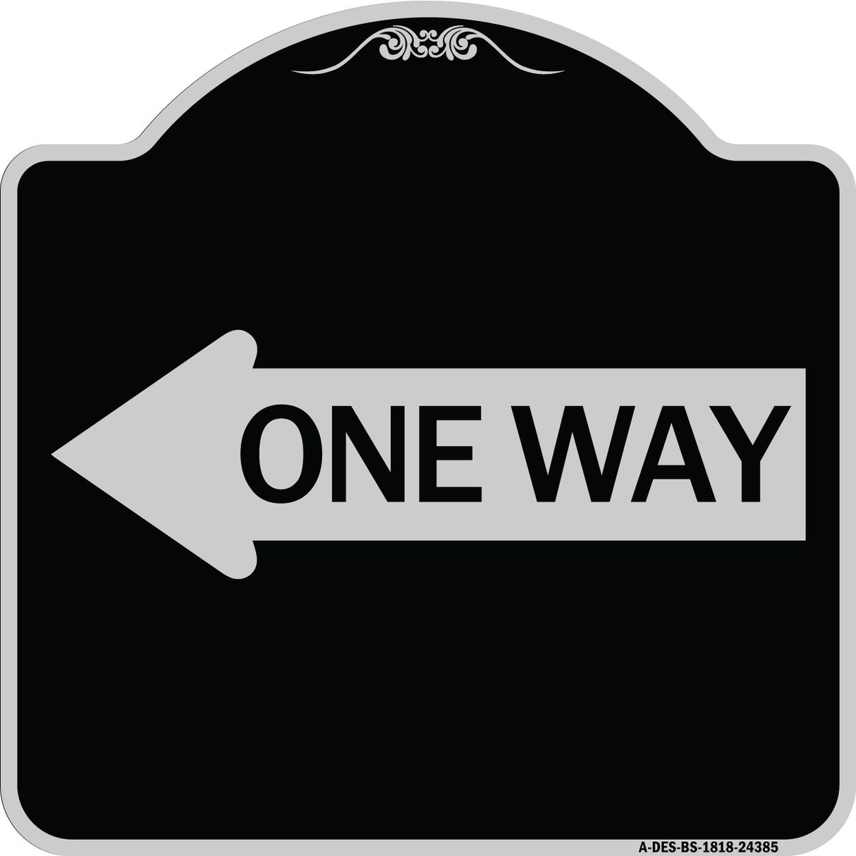 One Way (With Left Arrow)