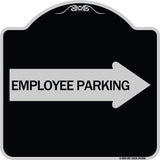 Employee Parking (With Right Arrow)