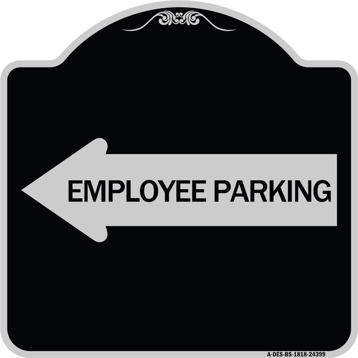 Employee Parking (With Left Arrow)