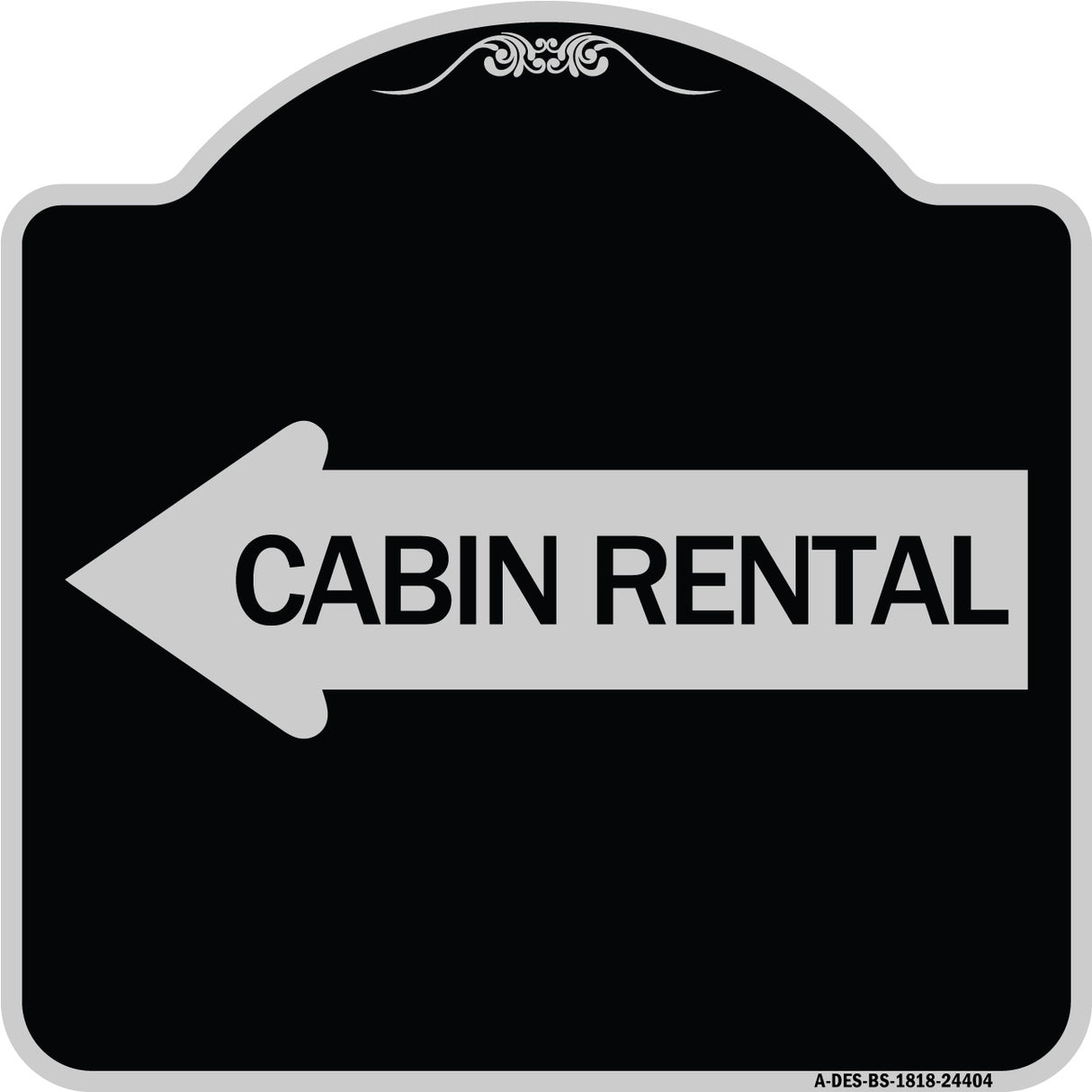 Cabin Rental (With Left Arrow)
