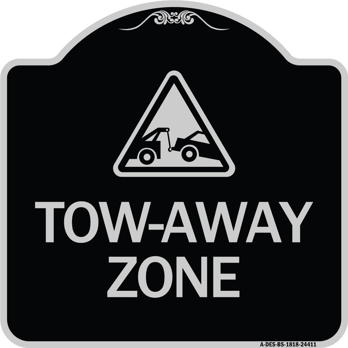 Tow-Away Zone with Graphic
