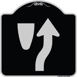 Beware of Curb Graphic