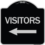 Visitors with Left Arrow