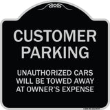 Unauthorized Cars Will Be Towed Away At Owner's Expense