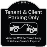 Tenant And Client Parking Only Violators Towed Away With Graphic