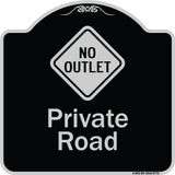 Private Road With No Outlet Symbol
