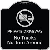 Private Driveway. No Trucks No Turnaround