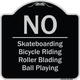 No - Bicycle Riding, Roller Blading, Ball Playing