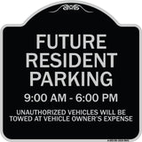 Future Resident Parking 9:00 To 6:00
