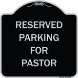 Reserved Parking For Pastor
