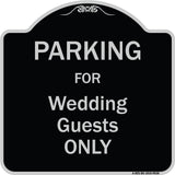 Parking For Wedding Guests Only