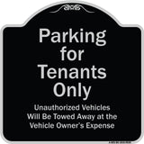 Parking For Tenants Only Unauthorized Vehicles Towed Away