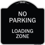 No Parking Loading Zone Sign