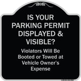 Is Your Parking Permit Displayed & Visible