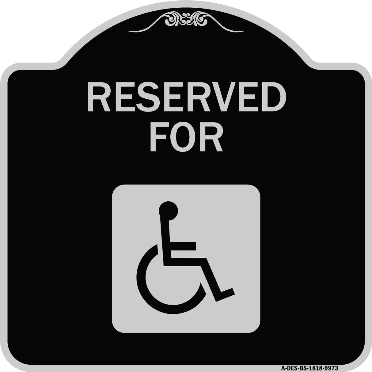 Graphic Handicapped Reserved