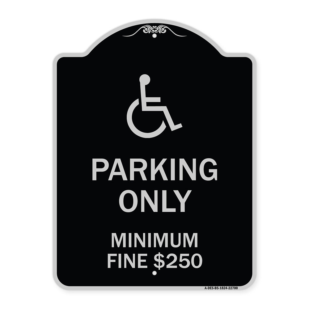 With Modified Isa Icon Parking Only Minimum Fine $250