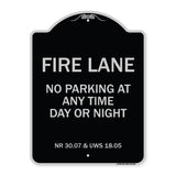 Wisconsin Fire Lane No Parking at Anytime Day or Night
