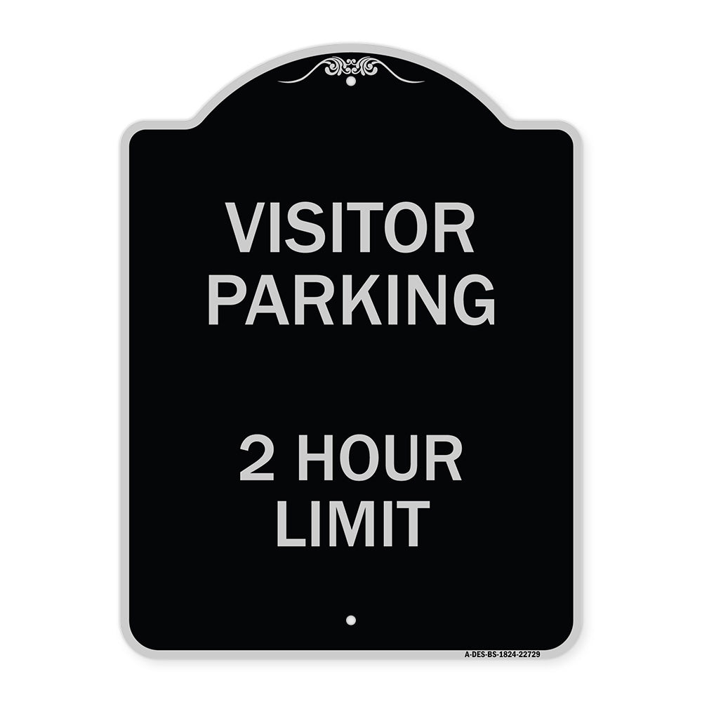 Visitor Parking Sign Visitor Parking 2 Hour Limit