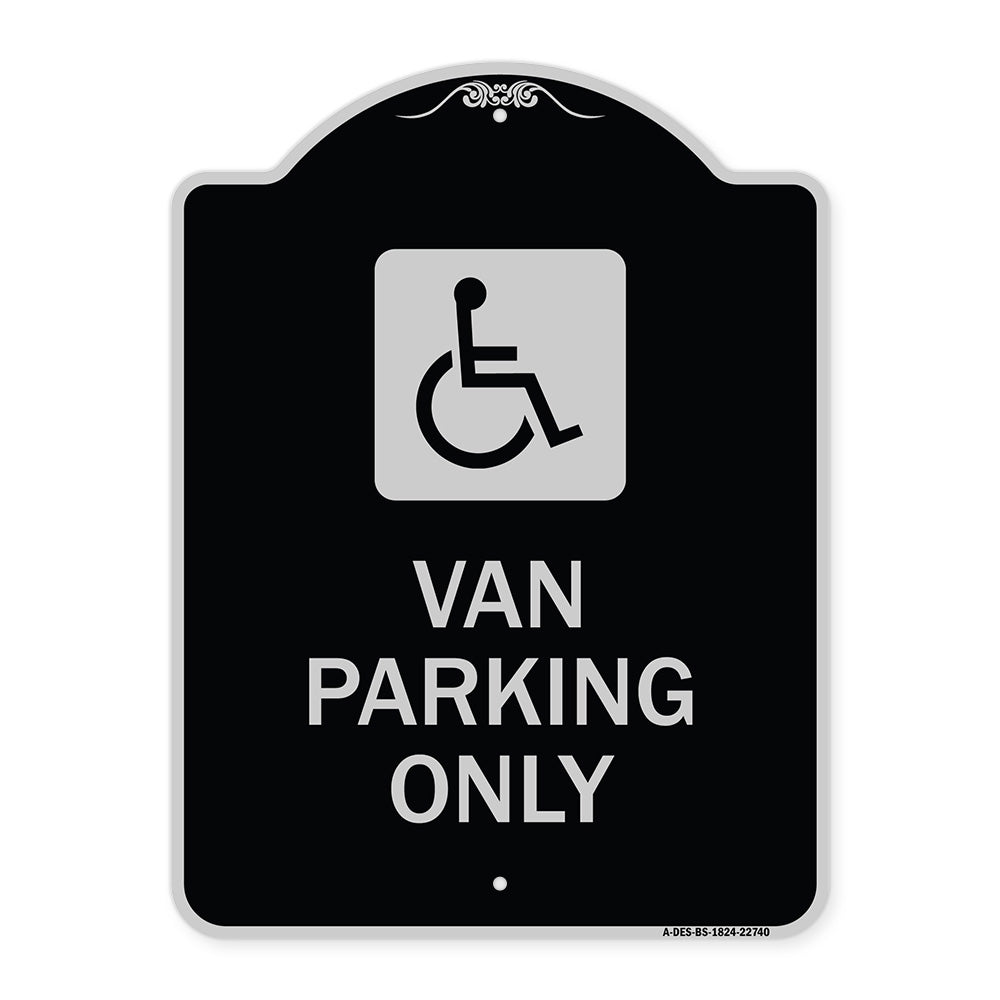 Van Parking Only (With Handicap Symbol)