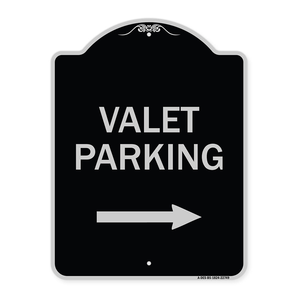 Valet Parking with Right Arrow