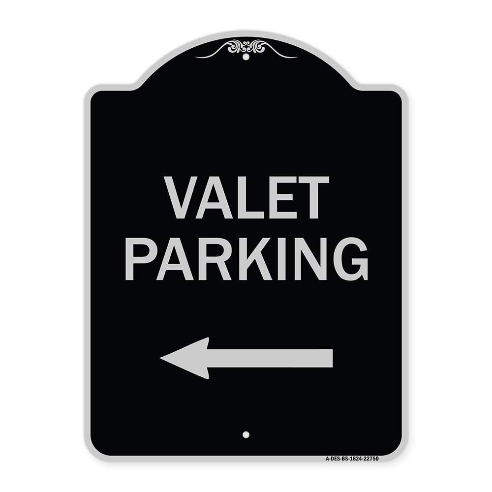 Valet Parking with Left Arrow