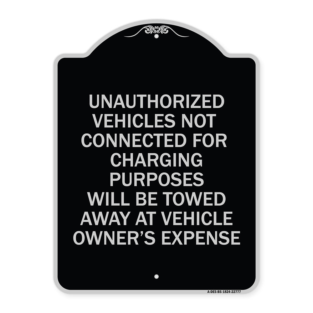 Unauthorized Vehicles Not Connected for Charging Purpose Will Be Towed