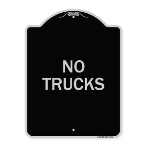 Truck Sign No Trucks