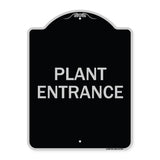 Traffic Entrance Sign Plant Entrance